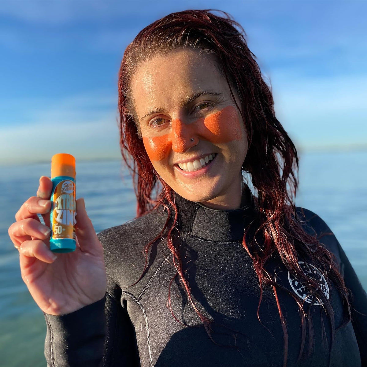 SUN ZAPPER EXTREME ZINC STICK 15G ORANGE SUN