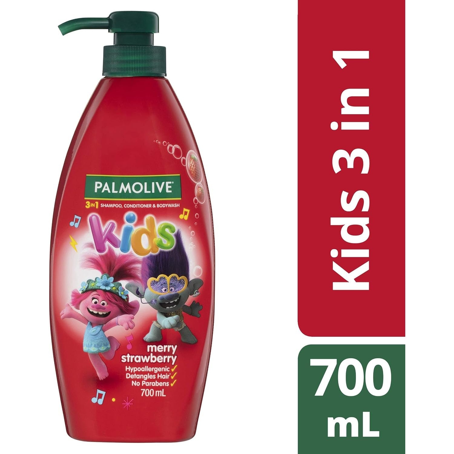 Palmolive Kids 3 In 1 Merry Strawberry 700ml