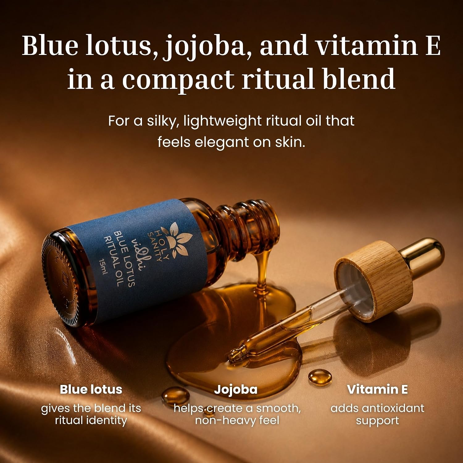 Holy Sanity Vidhi Blue Lotus Ritual Oil 50ML
