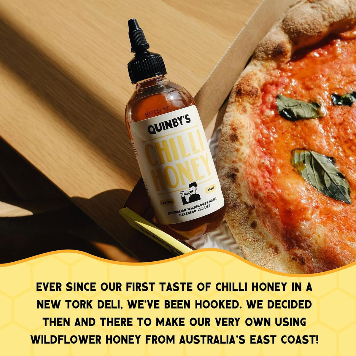 Quinby's Chilli Hot Honey 200ml