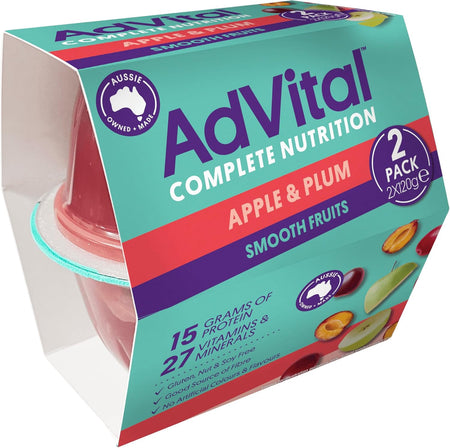 Advital Smooth Fruits Nutritionally Complete Apple&plum 12 X120g