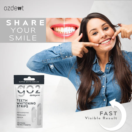 Dentagenie Go2 Whitening Strips 28Pk