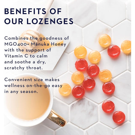 Manuka Health Mgo 400+ Manuka Honey Drops - Lemon Pouch 250g