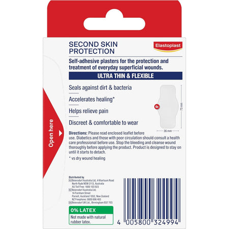 Elastoplast Second Skin Protection 6 Plasters