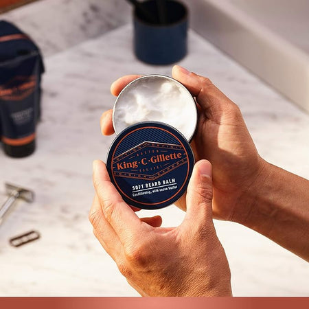 King C. Gillette Men's Soft Beard Balm 100mL