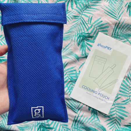 Glucology Insulin Pen Cool Pouch Large Blue