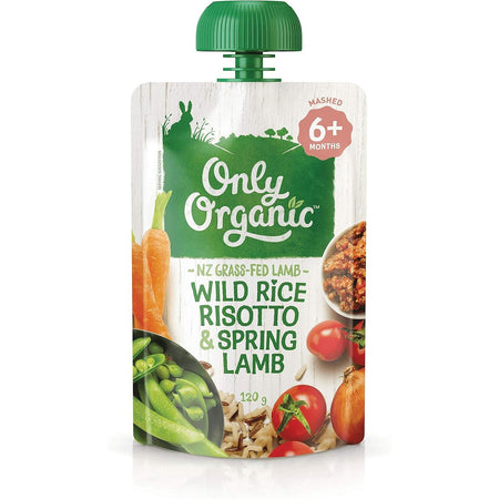Only Organic Wld Rice Ris Lamb 120g Pack of 6