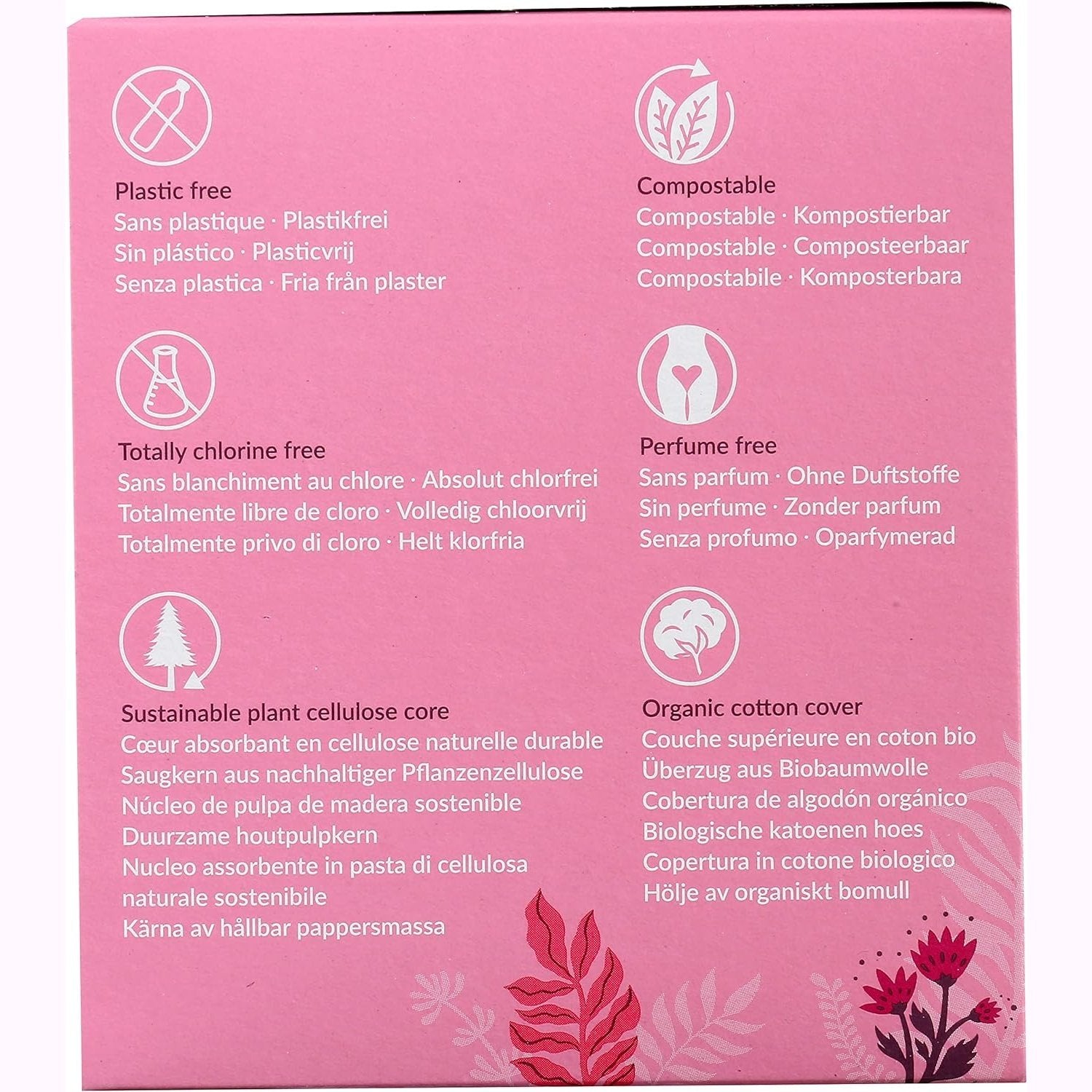 Natracare Ultra Extra Pads Long with Organic Cotton Cover x 8 Pack