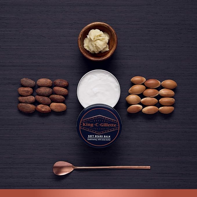 King C. Gillette Men's Soft Beard Balm 100mL