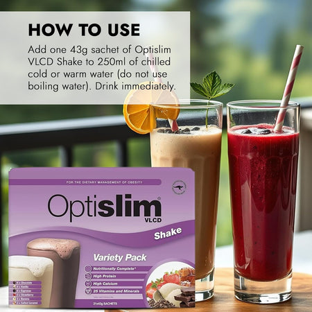 Optislim Vlcd Shake Variety Pack 21 X 43g