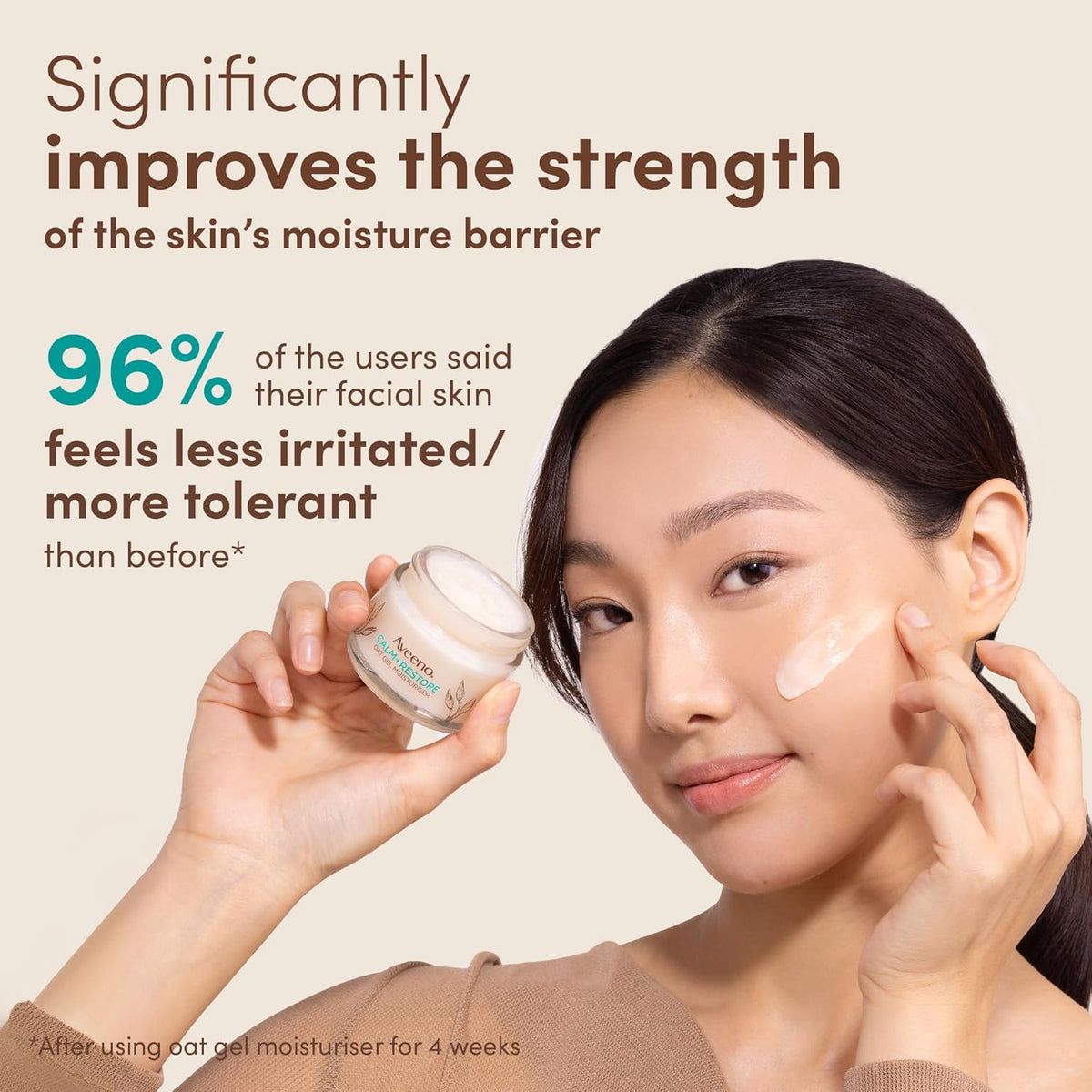 Aveeno Calm+restore Oat Gel Moisturiser 50ml