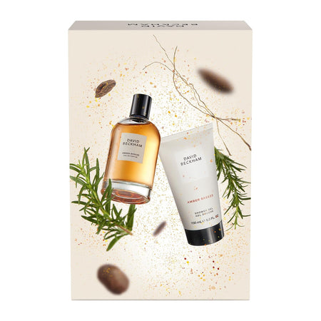 David Beckham Amber Breeze Eau De Parfum 100ml and Shower Gel 150ml Gift Set for Men