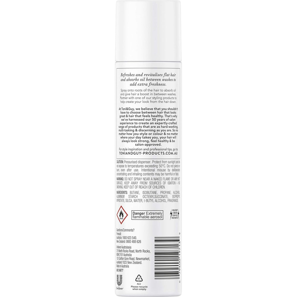Toni & Guy Instant Refresh Dry Shampoo 250ml