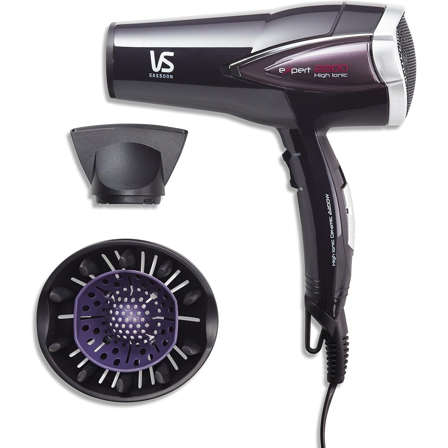 VS Sassoon Expert 2200 High Ionic Ceramic Dryer 1 Each