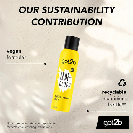 Got2b Un-glued Hair Styling & Hair Spray Remover Foam 150ML