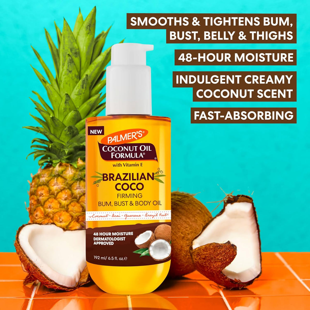 Palmers Brazilian Coco Firming Oil 192ml
