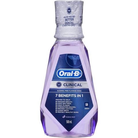 Oral-B Pro-Healh Clinical Rinse 7 Benefits In 1 Mouthwash 500ml