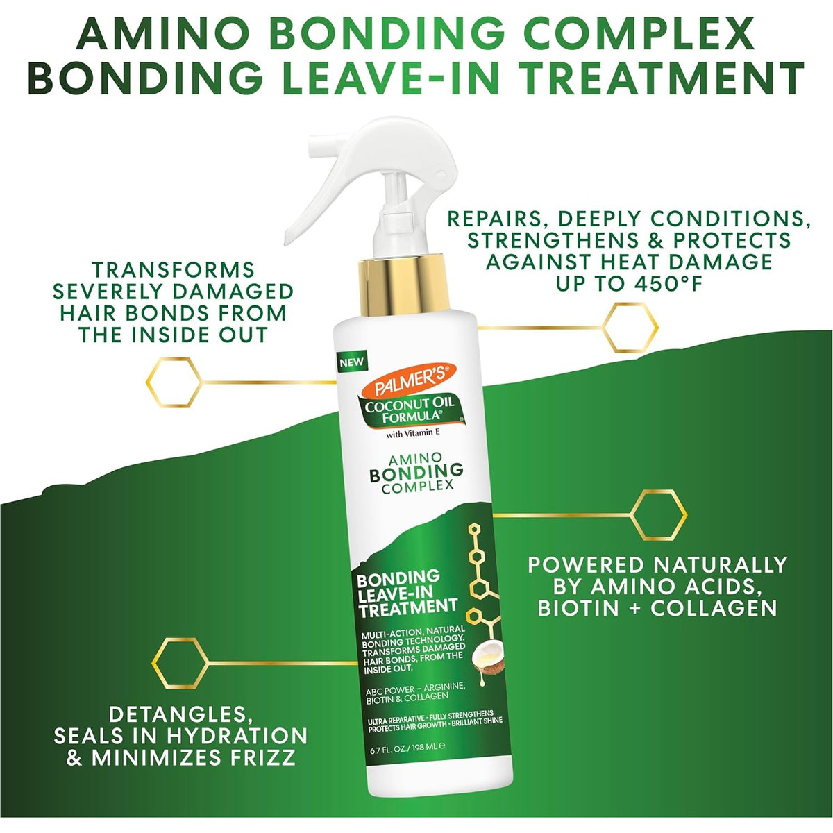 Palmers Amino Bond Complx Leave-in 198ml