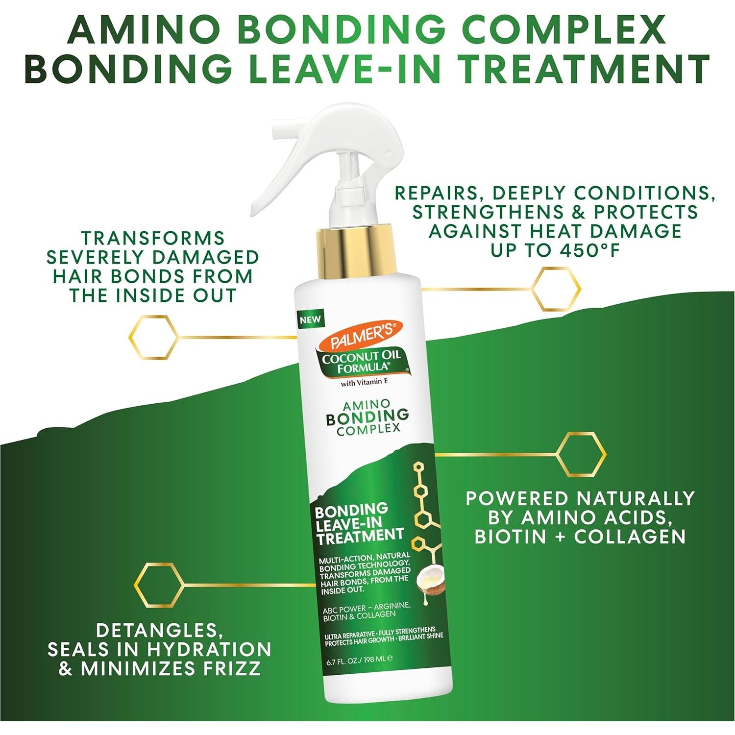 Palmers Amino Bond Complx Leave-in 198ml