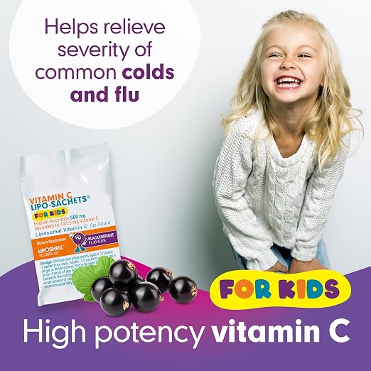 Lipo-Sachets Vitamin C Lipo-Sachets for Kids Blackcurrant 5g x 30 Sachets