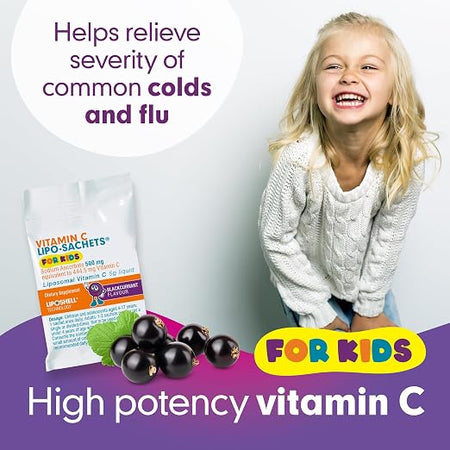 Lipo-Sachets Vitamin C Lipo-Sachets for Kids Blackcurrant 5g x 30 Sachets