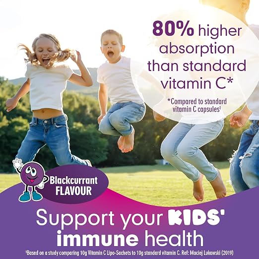 Lipo-Sachets Vitamin C Lipo-Sachets for Kids Blackcurrant 5g x 30 Sachets
