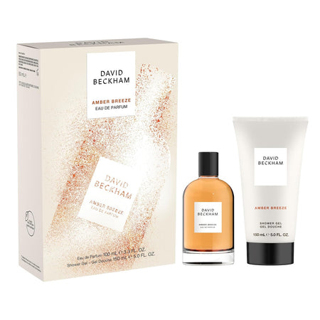 David Beckham Amber Breeze Eau De Parfum 100ml and Shower Gel 150ml Gift Set for Men