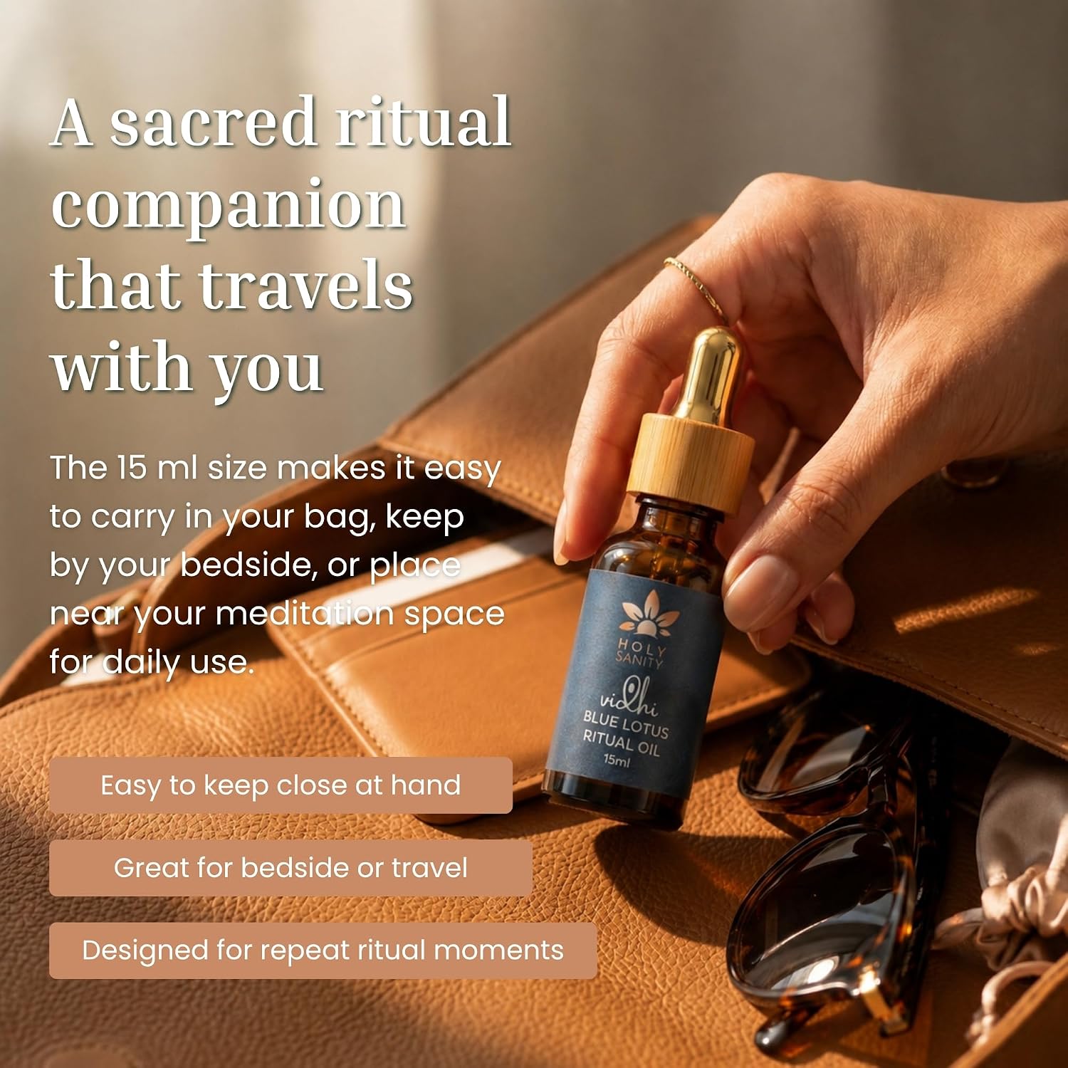 Holy Sanity Vidhi Blue Lotus Ritual Oil 50ML