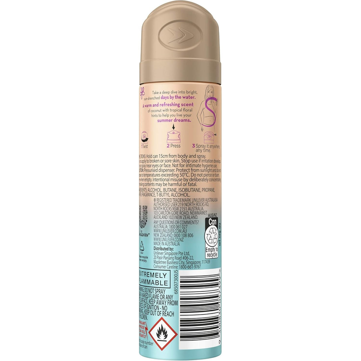 Impulse Body Spray Summer Dreams 75ml