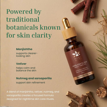 Holy Sanity Saffron Glow Day Face Oil 50ML