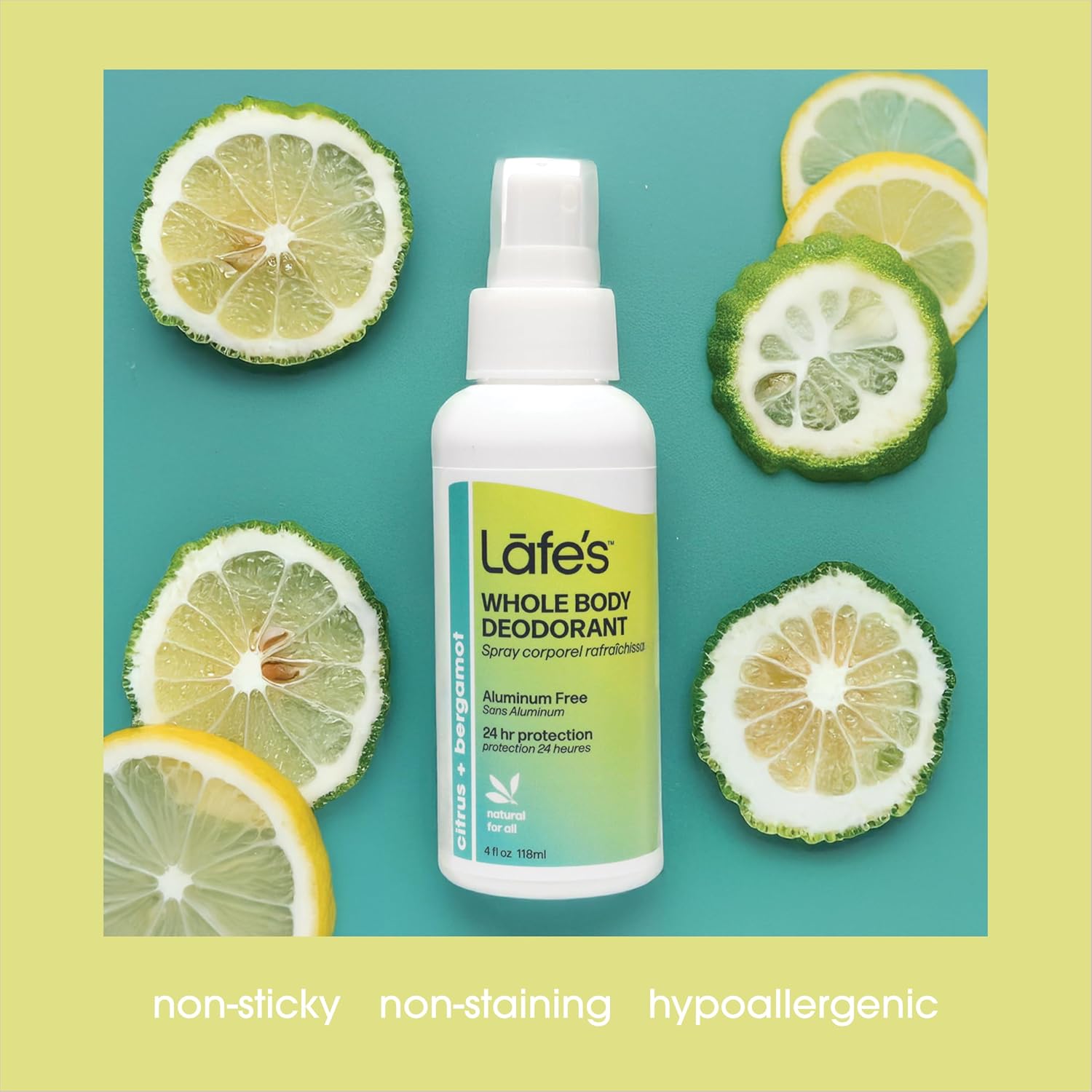 Lafe's Whole Body Deodorant Citrus + Bergamot 118ml