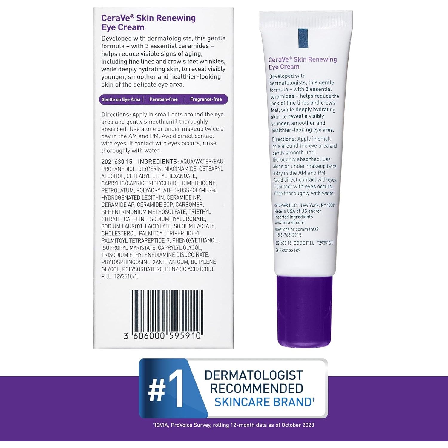 CeraVe Skin Renewing Eye Cream 15mL