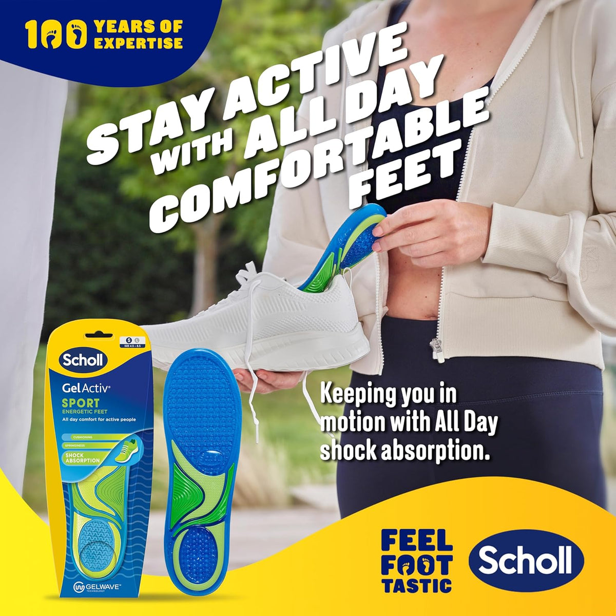 Scholl Gel Activ Insole Casual Small