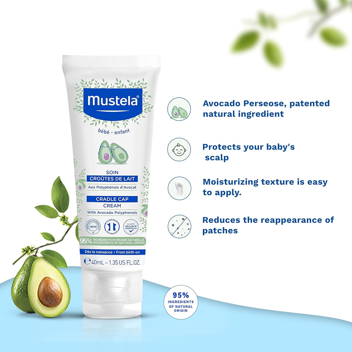 Mustela Baby Cradle Cap Cream 40ml