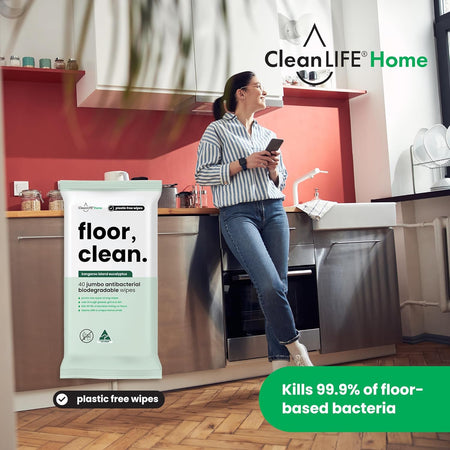 CleanLIFE Floor Clean Wipes 40pk