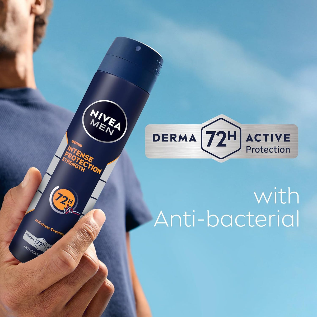 NIVEA MEN Intense Protection Strength Anti-Perspirant Aerosol 250mL