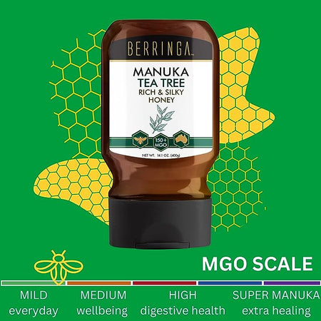 Berringa Manuka Tea Tree Rich & Silky Honey MGO 150+ 400g