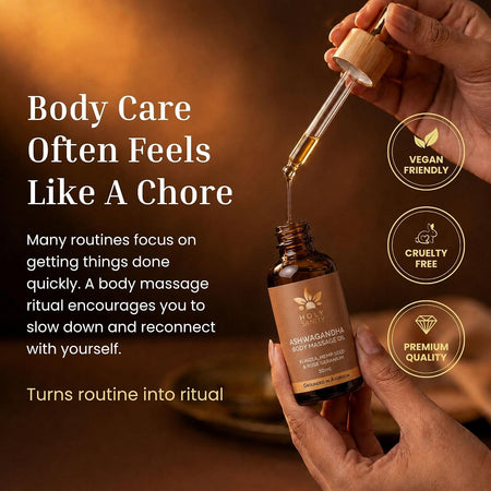Holy Sanity Ashwagandha Body Massage Oil 50ML