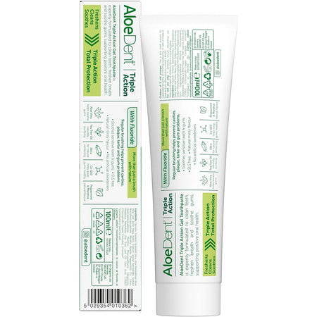 Aloe Dent Toothpaste Triple Action with Fluoride 100ml