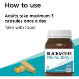 Blackmores Fish Oil 1000mg 200 Capsules