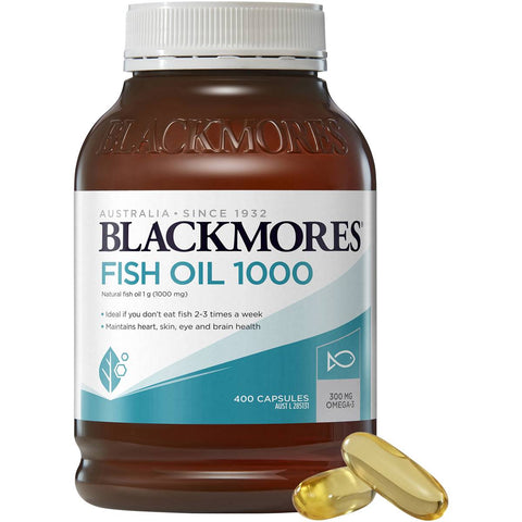 Blackmores Fish Oil 1000mg 400 Capsules