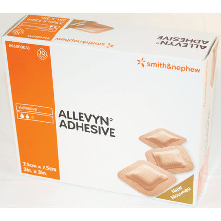 Allevyn Adhesive Foam Wound Dressing 7.5cm X 7.5cm 10 Pack