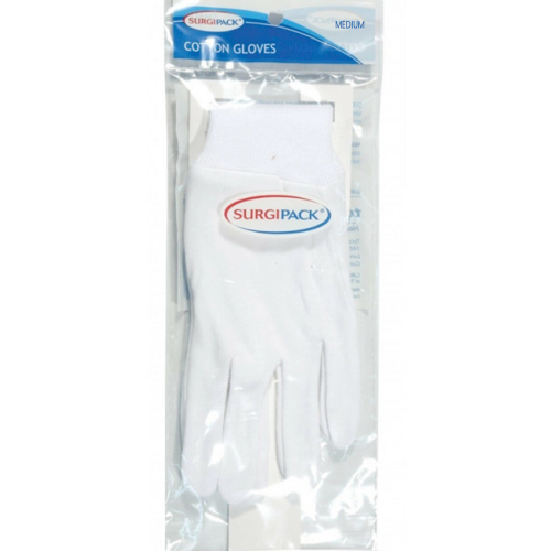 SurgiPack Glove Cotton White Medium 1 Pair