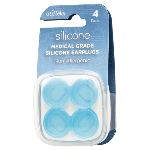 OTIFLEKS SILICONE EAR PLUGS 4PK
