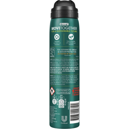 Rexona Men Deodorant Spray 72hr Advanced Protection Energise 220ml