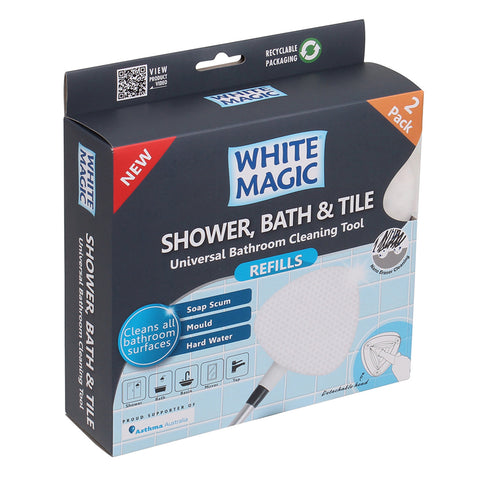 White Magic Shower, Bath & Tile Refill 2Pk (Pack of 3)