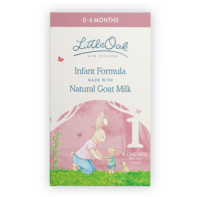 Littleoak Natural Goat Milk Infant Formula 6 X 30g Sachets
