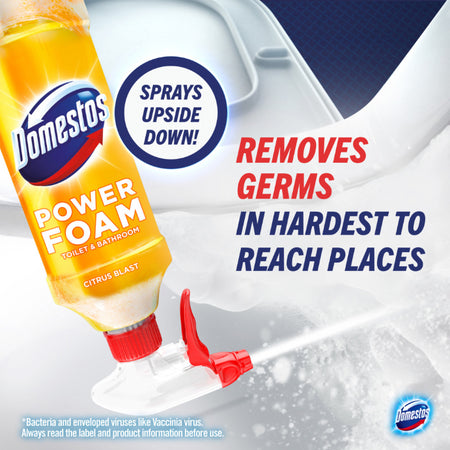 Domestos Upside Down Spray Power Foam Citrus Blast 450ml
