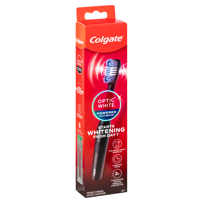 Colgate Optic White Powered Toothbrush Soft 1 Each