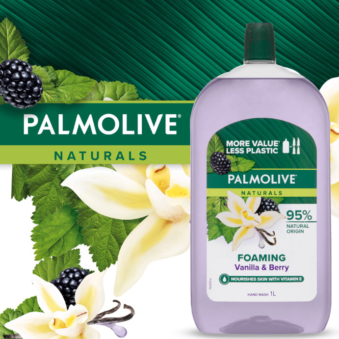 Palmolive Liquid Soap Foam Vanilla Berry Refill 1 Litre